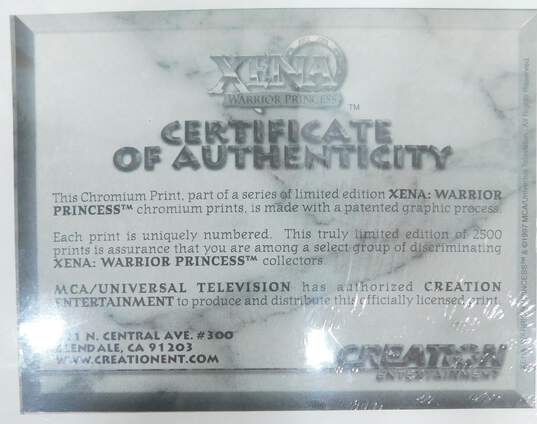 Xena Warrior Princess Sepia Chromium LTD ED Print w/ COA image number 5