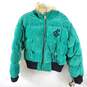 Rocawear Women Green Quilted Parka Jacket L NWT image number 1