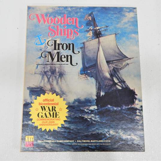 Vintage 1975 Avalon Hill Wooden Ships & Iron Men War Board Game image number 8