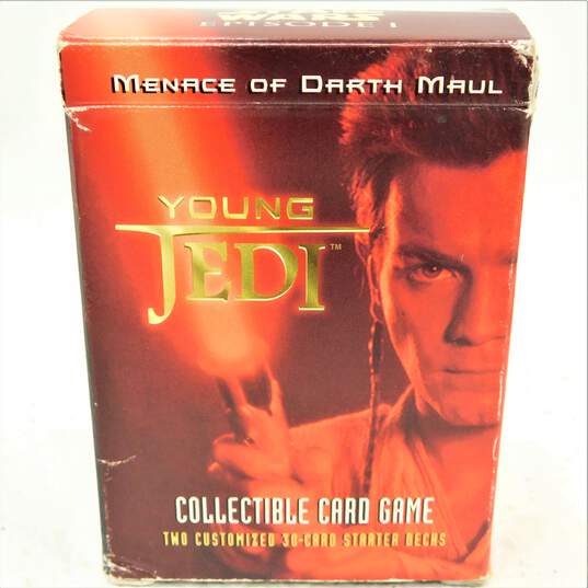 2 Boxes Young Jedi Collectible Darth Maul Obi Wan Kenobi Star Wars Card Game image number 4