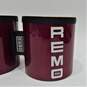 Remo Brand Red Pre-Tuned Bongo Drums w/ Soft Carrying Case image number 8