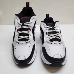Nike Air Monarch IV Mens Sneaker 415445 101 White/Black Size 10