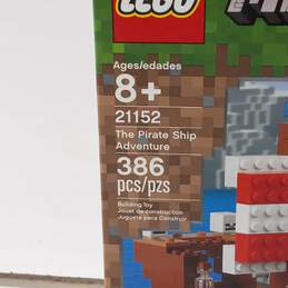 Lego Minecraft 'The Pirate ship Adventure' Building Toy Set NIB alternative image