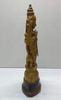 Sandal Wood Hand Crafted Deity 16 inch Tall Shiva Hindu Statue image number 3