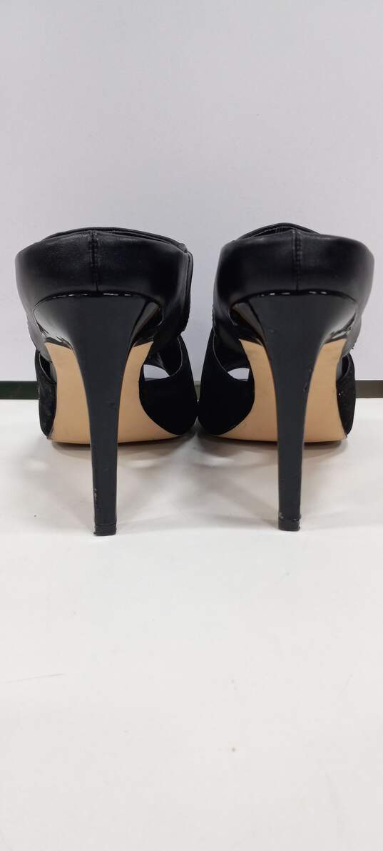 Calvin Klein Women's Black Suede Heels Size 8.5 image number 4