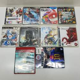 Lot of 10 PlayStation 3 Games