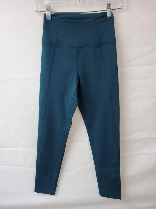 Girlfriend Collective Dark Teal Athletic Leggings Size XS image number 1