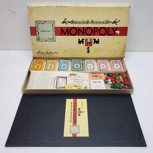 Vintage Parker Brothers Monopoly Board Game image number 1