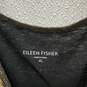 NWT Eileen Fisher Womens Gold Black Heather Scoop Neck Sleeveless Tank Top Sz XL image number 5