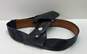 Tex Shoemaker & Sons Black Leather Gun Belt Holster image number 1