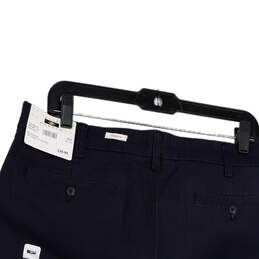 NWT Mens Blue Stretch Flat Front Pockets Straight Leg Dress Pants Sz 36X34 alternative image