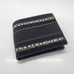 Genuine Stingray Leather Bifold Wallet Thailand alternative image