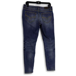 Womens Blue Denim Medium Wash 5-Pocket Design Skinny Leg Jeans Sz 10 Petite alternative image