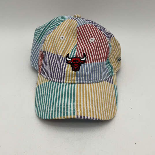 Mens Multicolor Chicago Bulls Michael Jordan Basketball Cap One Size image number 1