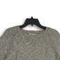 Womens Gray 3/4 Sleeve Crew Neck Telluride Pullover Sweater Size Medium image number 3