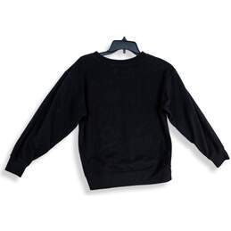 Calvin Klein Jeans Womens Black Long Sleeve Crew Neck Pullover Sweatshirt Sz XS alternative image