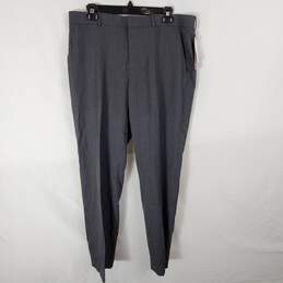 Perry Ellis Men Gray Dress Pants Sz 34x32 NWT