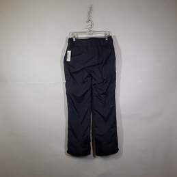 Mens Zipped Pockets Flat Front Straight Leg Insulated Snow Pants Size Medium alternative image
