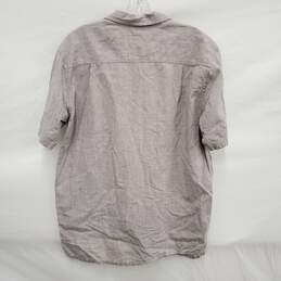 Patagonia MN's Gray Organic Cotton & Hemp Short Sleeve Shirt Size MM alternative image