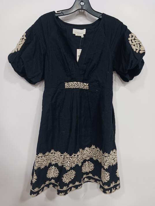 Women's Anthropologie Orla Embroidered Mini Dress Sz 2 NWT image number 1