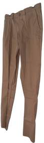 NWT Mens Khaki Flat Front Pockets Straight Leg Formal Dress Pants image number 2