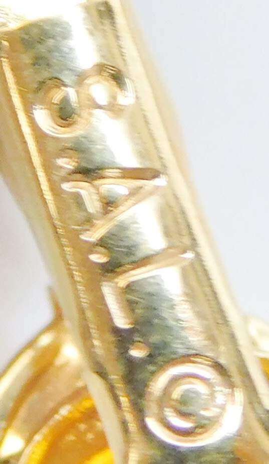 Vintage SAL Swarovski Crystal Clip On Earrings 11.4g image number 6