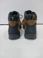 Wolverine Men's Black/Brown Leather Hiking Boots Size 10.5M image number 3