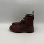 Mens Brown Combs Airwalk Leather Round Toe Lace Up Combat Boots Size 11 image number 2