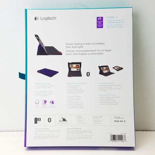 Logitech Type + Bluetooth Folio Keyboard Case for iPad Air 2-SOLD AS IS, UNTESTED image number 8