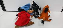 Bundle of 4 Assorted Disney Stuffed Animal Plush Toys alternative image