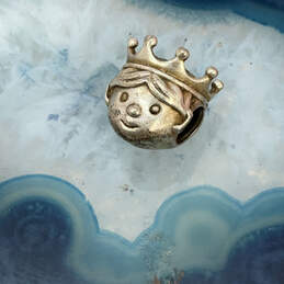 Designer Pandora S925 ALE Sterling Silver Precious Prince Beaded Charm