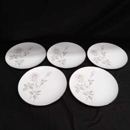 Set of 5 Noritake China Melrose Dinner Plates