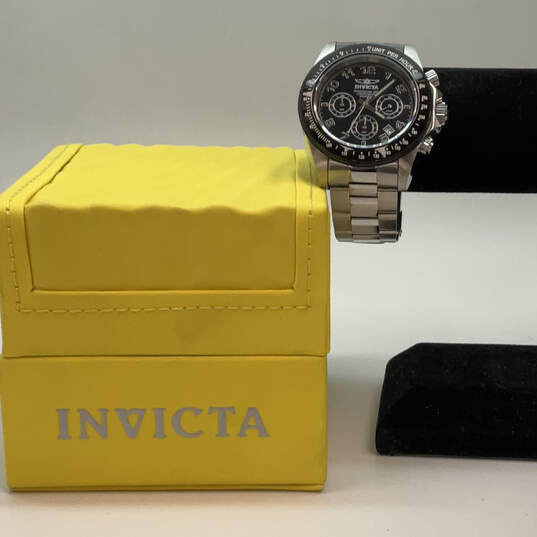 Designer Invicta 10701 Stainless Steel Quartz Analog Wristwatch With Box image number 4