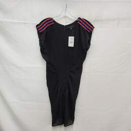 NWT Joe's Siema Beaded Black Chiffon Mini Dress Size S