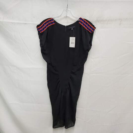 NWT Joe's Siema Beaded Black Chiffon Mini Dress Size S image number 1