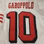 Nike NFL Men White 49ers #10 Garoppolo Jersey L image number 6