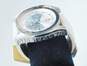 Diesel DZ-1257 Silver Tone & Leather Band Chunky Watch 99.1g image number 2