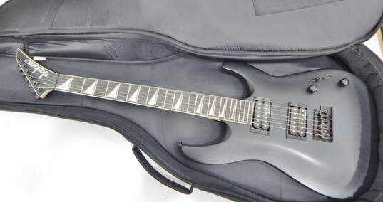 Jackson Brand Black 6-String Electric Guitar w/ Soft Gig Bag image number 2