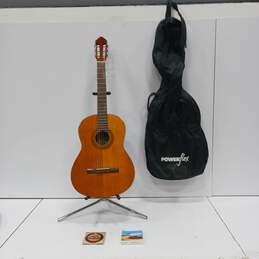 Jasmine 6 String Wooden Acoustic Guitar Model No. C-22 w/Black Nylon Case