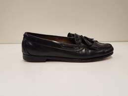 Cole Haan Black Leather Weejuns Tassel Kiltie Pinch Toe Slip On Loafers Shoes Men's Size 9.5 D alternative image