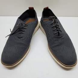 Cole Haan Grand Os Gray Leather/Manmade Size 8M Shoes
