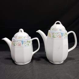 2pc Set of Vintage Rosenthal Ceramic Teapots