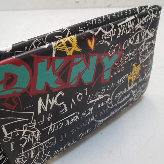 DKNY Leather Print Wallet image number 3