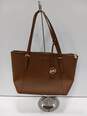 Women's Michael Kors Voyager Large Saffiano Leather Top-Zip Tote Bag image number 1