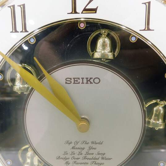 Seiko Melodies In Motion Charming Bell Musical Wall Clock READ image number 4