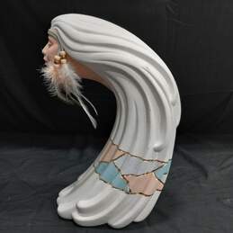 Native American Ceramic Wind Spirit Goddess Statue Sculpture alternative image
