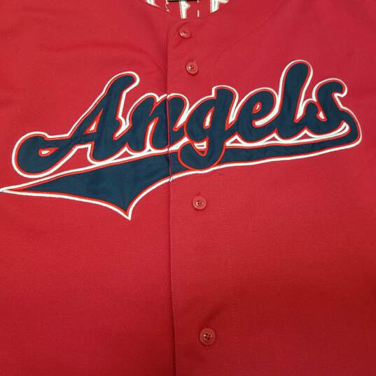 Buy the Mens Red Los Angeles Angels Guerrero #27 MLB Baseball