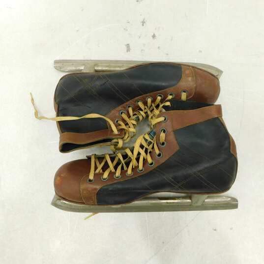 Vintage Nestor Johnson Hi-Speed Ice Skates Size 10 image number 3