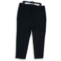 NWT RSVP By Talbots Womens Black Flat Front Straight Leg Dress Pants Size 14 alternative image