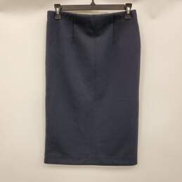 Loft Women Navy Blue Skirt NWT sz XS alternative image